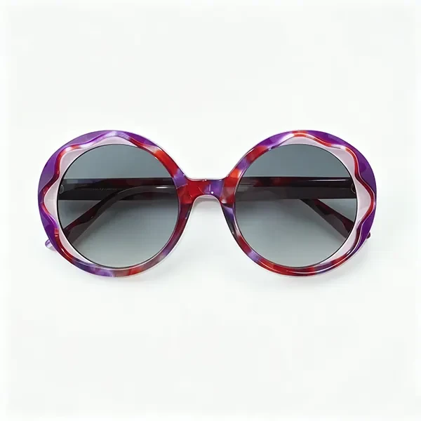 XY-204 Custom splicing acetate sunglasses frame